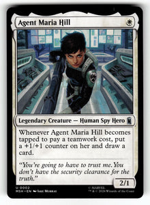 Agent Maria Hill – 2 MSH: Marvel Super Heroes U NM