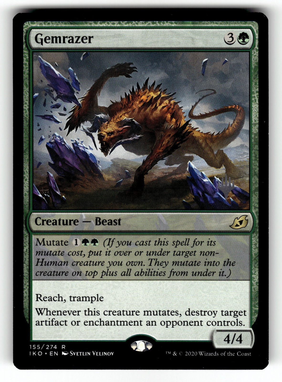 Gemrazer – 155 PPIKO: Promo Pack: Ikoria R NM