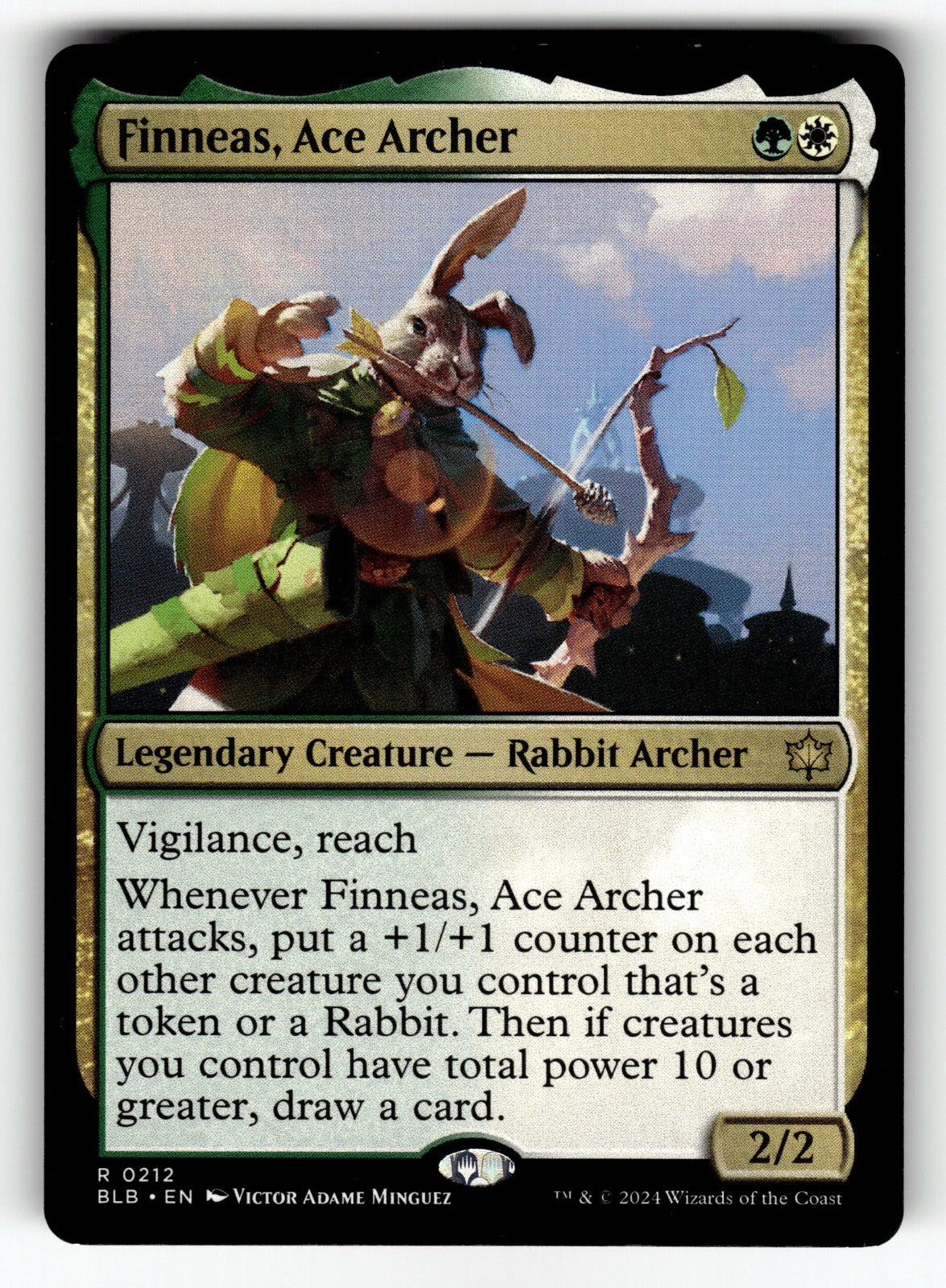Finneas, Ace Archer – 212 PRE: Prerelease Cards R Foil NM