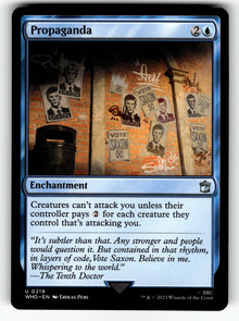Propaganda – 219 WHO: Universes Beyond: Doctor Who U NM