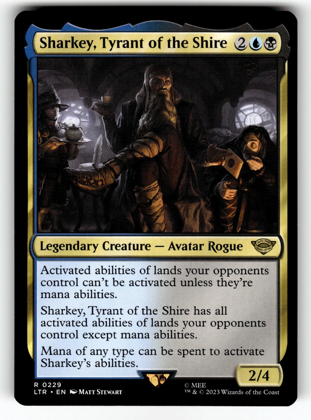 Sharkey, Tyrant of the Shire – 229 LTR: Universes Beyond: The Lord of the Rings: Tales of Middle-earth R NM