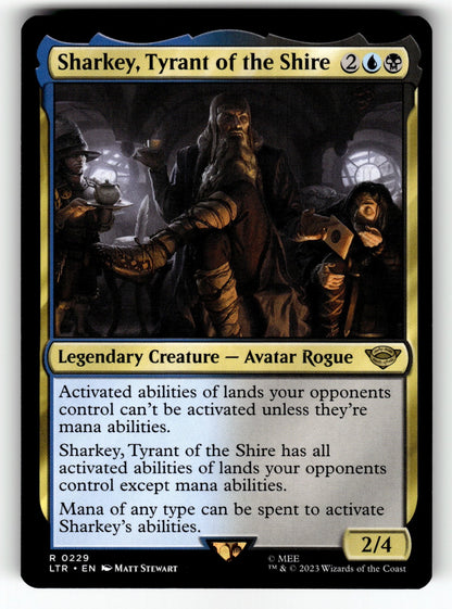 Sharkey, Tyrant of the Shire – 229 LTR: Universes Beyond: The Lord of the Rings: Tales of Middle-earth R NM