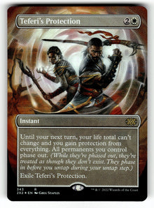 Teferi's Protection (Borderless) – 343 2X2: Double Masters 2022 R Foil LP
