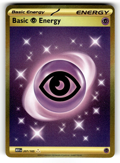Basic Psychic Energy - - 207/165 MEW: SV: Scarlet & Violet 151 Hyper Rare Holo NM