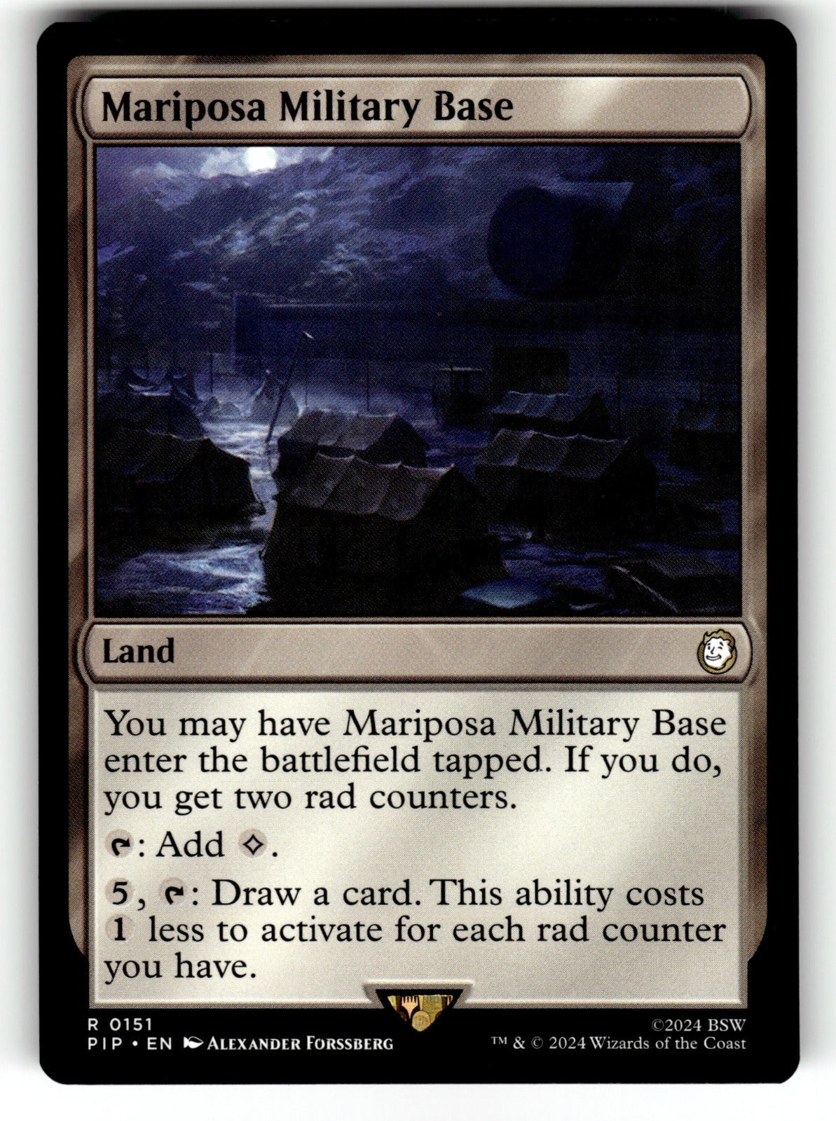 Mariposa Military Base – 151 PIP: Universes Beyond: Fallout R LP