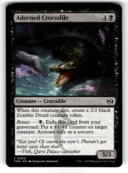 Adorned Crocodile – 69 TDM: Tarkir: Dragonstorm C NM