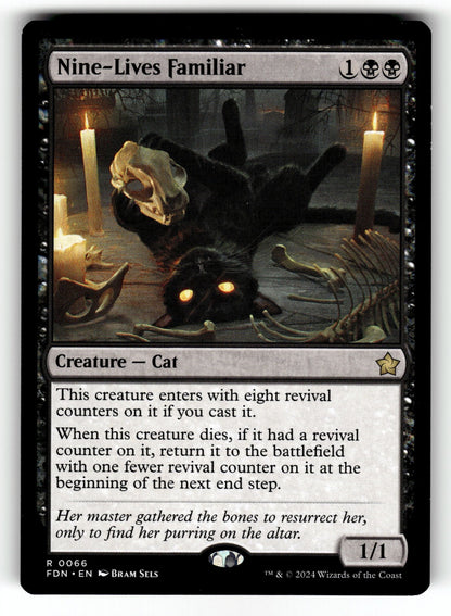 Nine-Lives Familiar – 66 FDN: Foundations R NM