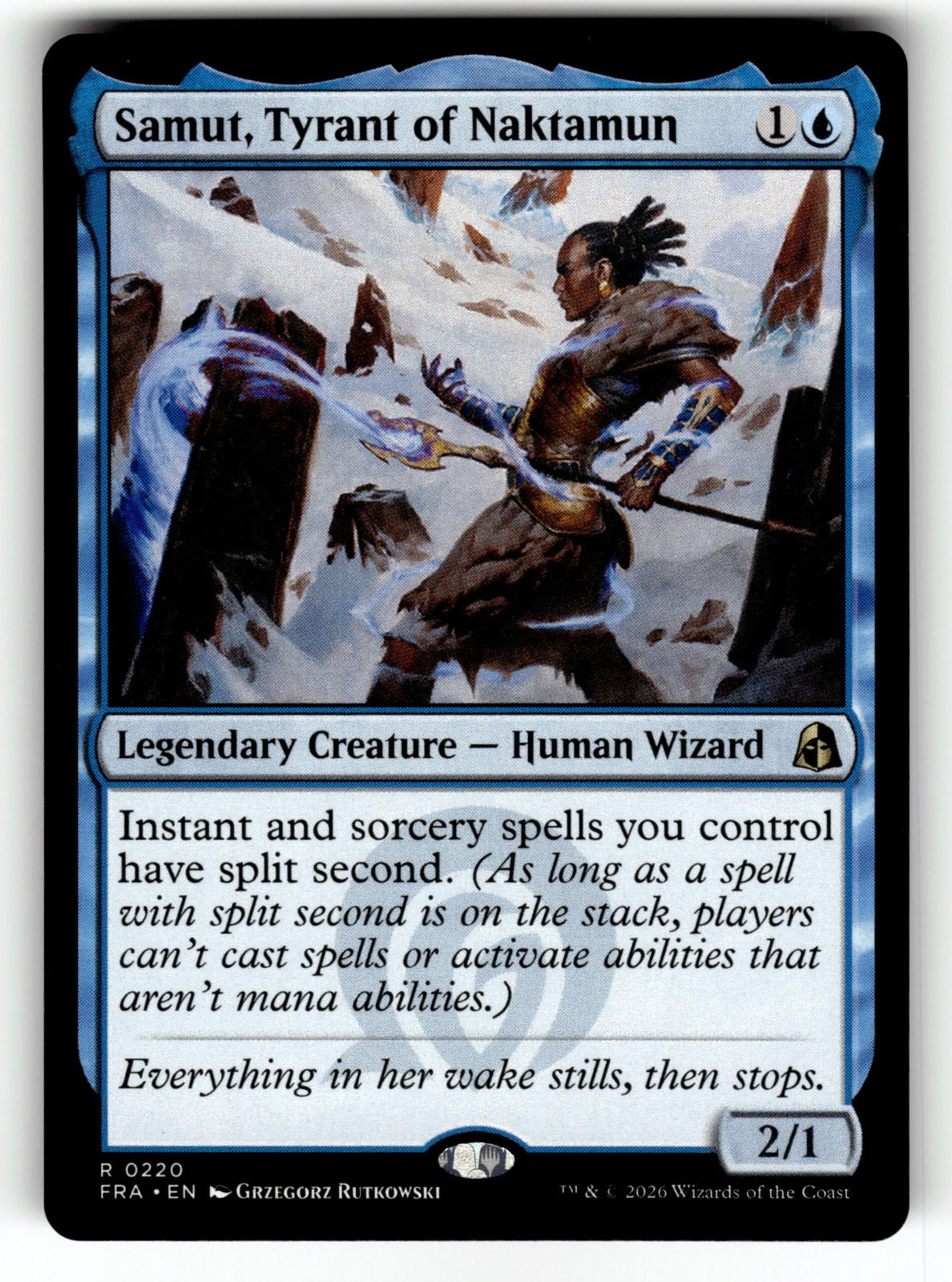 Samut, Tyrant of Naktamun – 220 FRA: Reality Fracture R NM