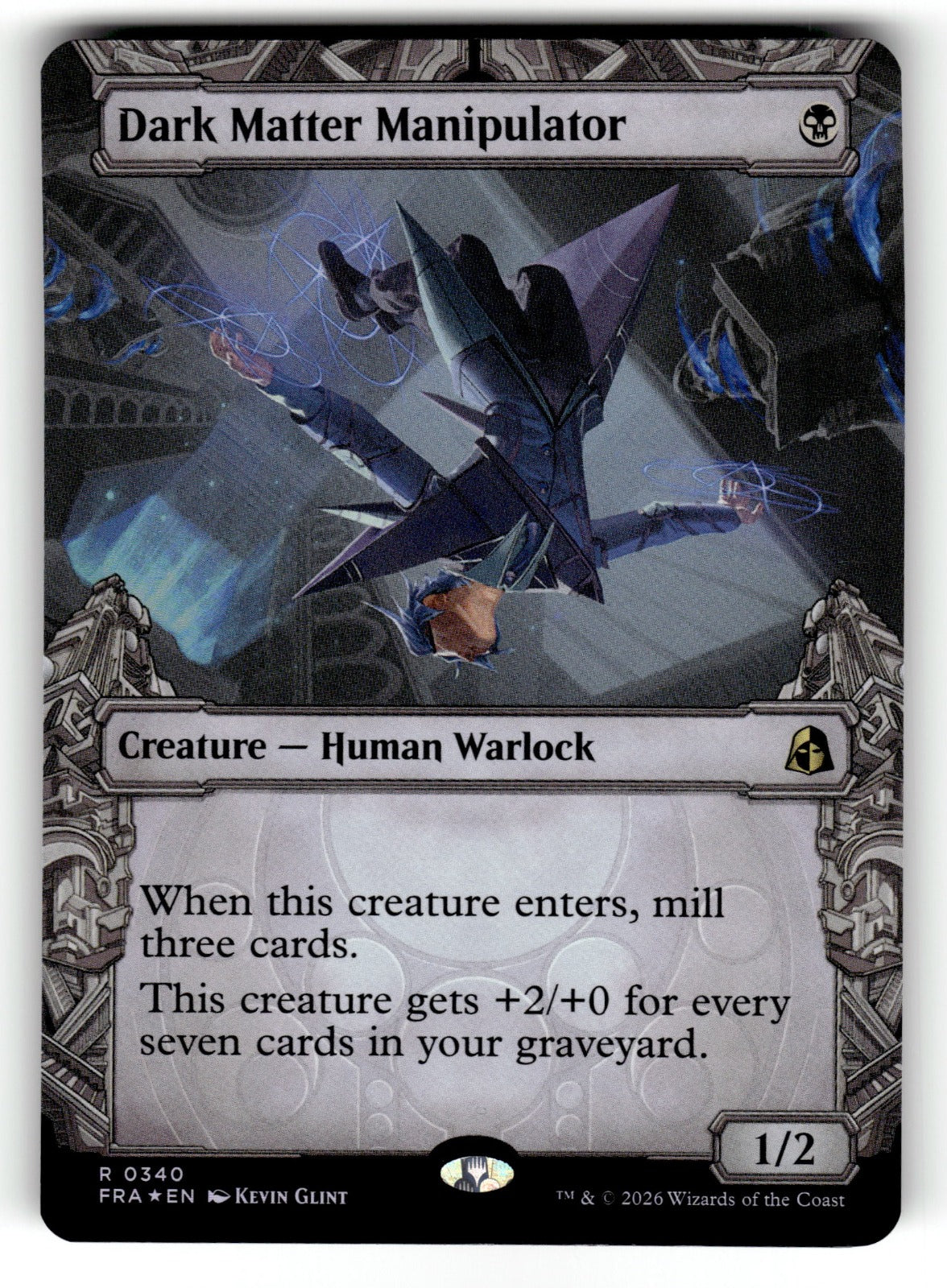 Dark Matter Manipulator (Showcase) – 340 FRA: Reality Fracture R Foil NM
