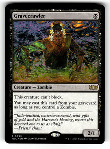 Gravecrawler – 93 TDC: Commander: Tarkir: Dragonstorm R NM