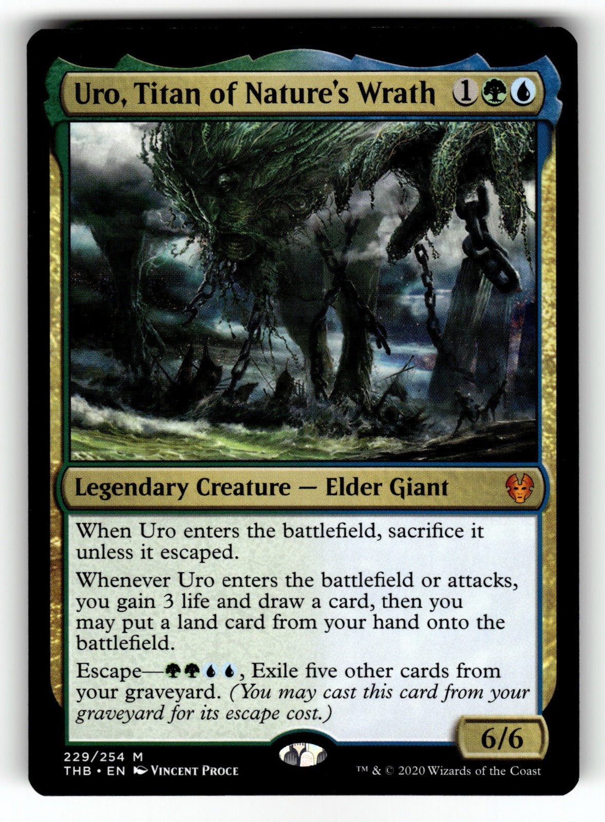 Uro, Titan of Nature's Wrath – 229/254 LIST: The List Reprints M NM