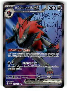N's Zoroark ex – 175/159 JTG: SV09: Journey Together Ultra Rare HoloNM