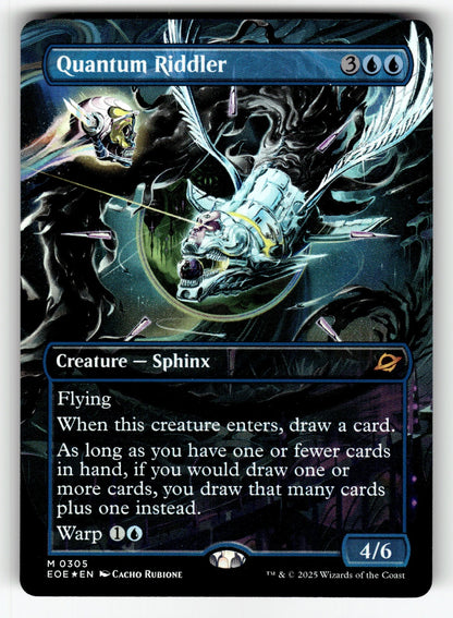 Quantum Riddler (Borderless) – 305 EOE: Edge of Eternities M Foil NM