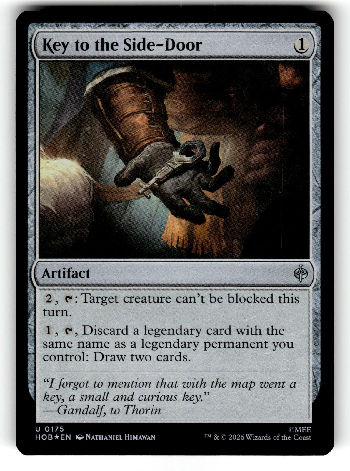 Key to the Side-Door – 175 HOB: The Hobbit U Foil NM