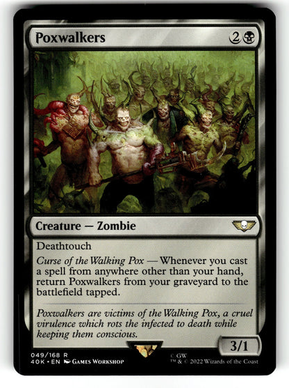 Poxwalkers – 49 40K: Universes Beyond: Warhammer 40,000 R NM