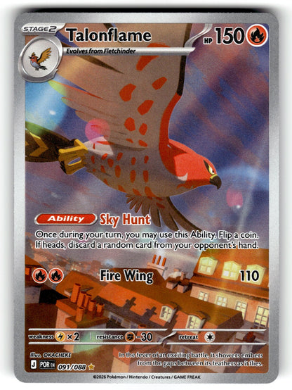 Talonflame – 123/142 SCR: SV07: Stellar Crown Uncommon NM