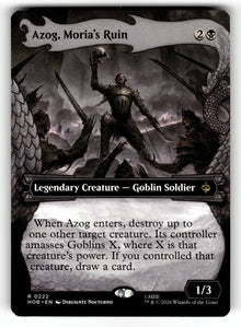 Azog, Moria's Ruin (Showcase) – 222 HOB: The Hobbit R NM