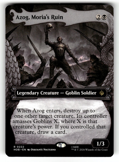Azog, Moria's Ruin (Showcase) – 222 HOB: The Hobbit R NM