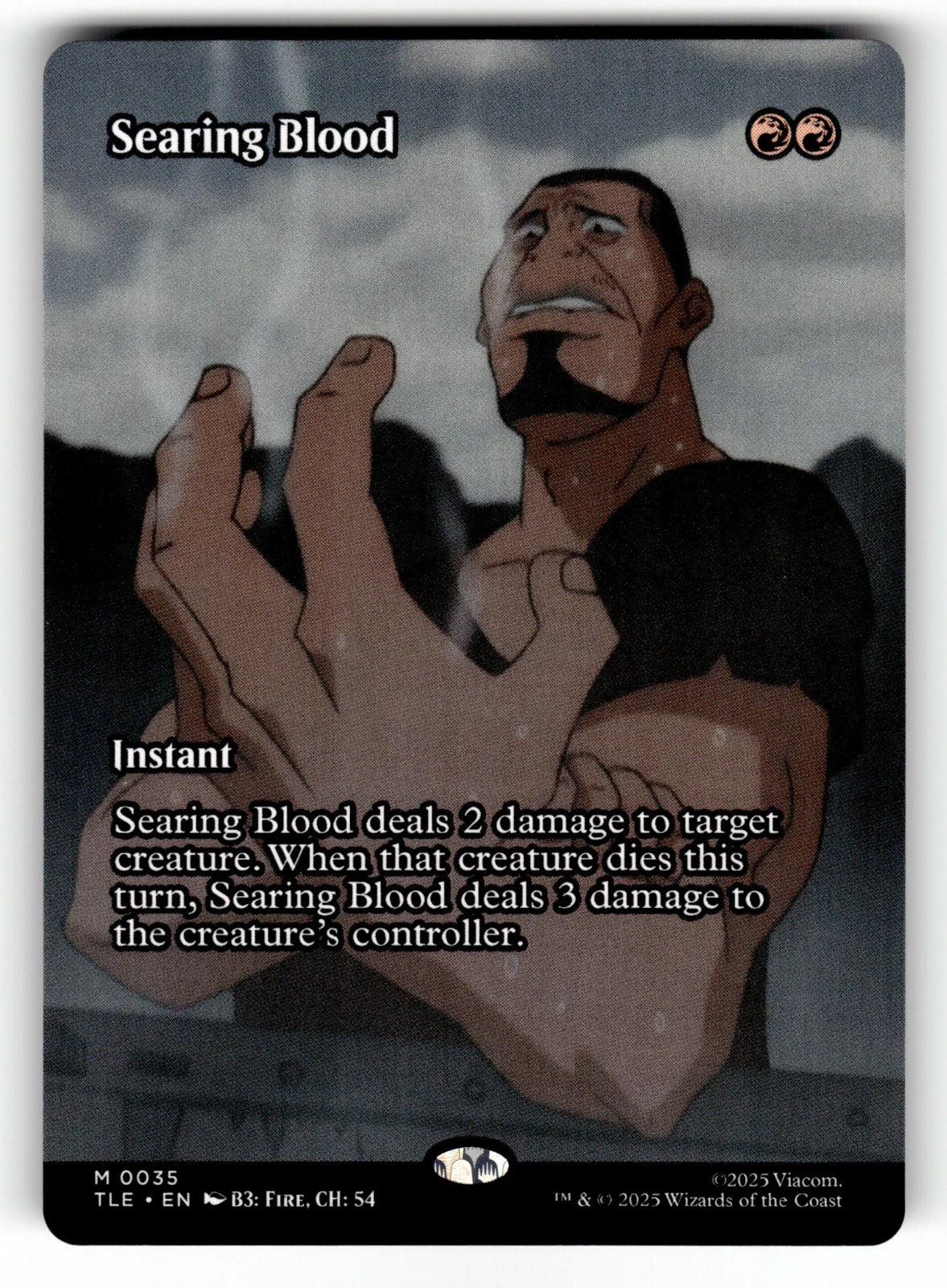 Searing Blood (Borderless) – 35 TLE: Avatar: The Last Airbender: Eternal-Legal M NM