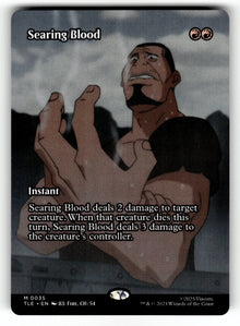 Searing Blood (Borderless) – 35 TLE: Avatar: The Last Airbender: Eternal-Legal M NM