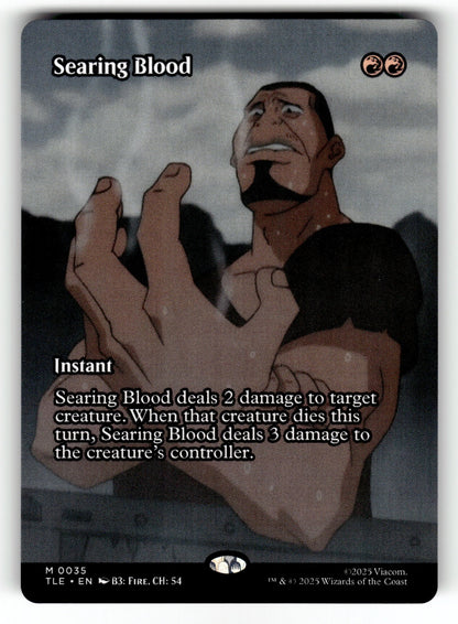 Searing Blood (Borderless) – 35 TLE: Avatar: The Last Airbender: Eternal-Legal M NM