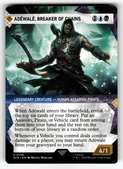 Adewale, Breaker of Chains (Showcase) – 136 ACR: Universes Beyond: Assassin's Creed U NM