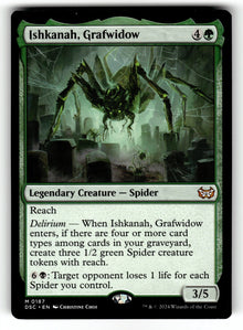 Ishkanah, Grafwidow – 187 DSC: Commander: Duskmourn: House of Horror M NM
