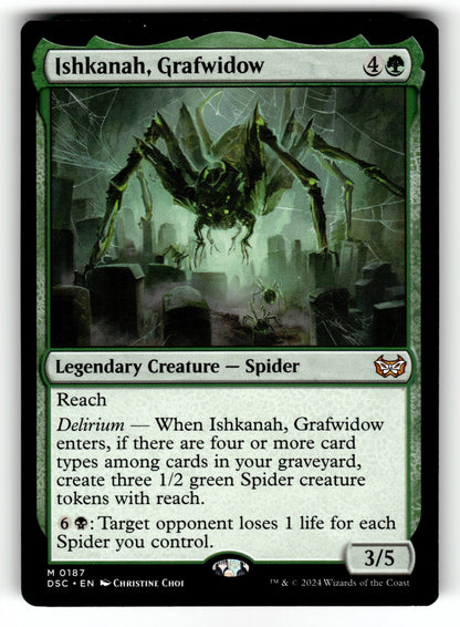 Ishkanah, Grafwidow – 187 DSC: Commander: Duskmourn: House of Horror M NM