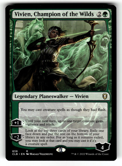 Vivien, Champion of the Wilds – 838 CLB: Commander Legends: Battle for Baldur's Gate R NM