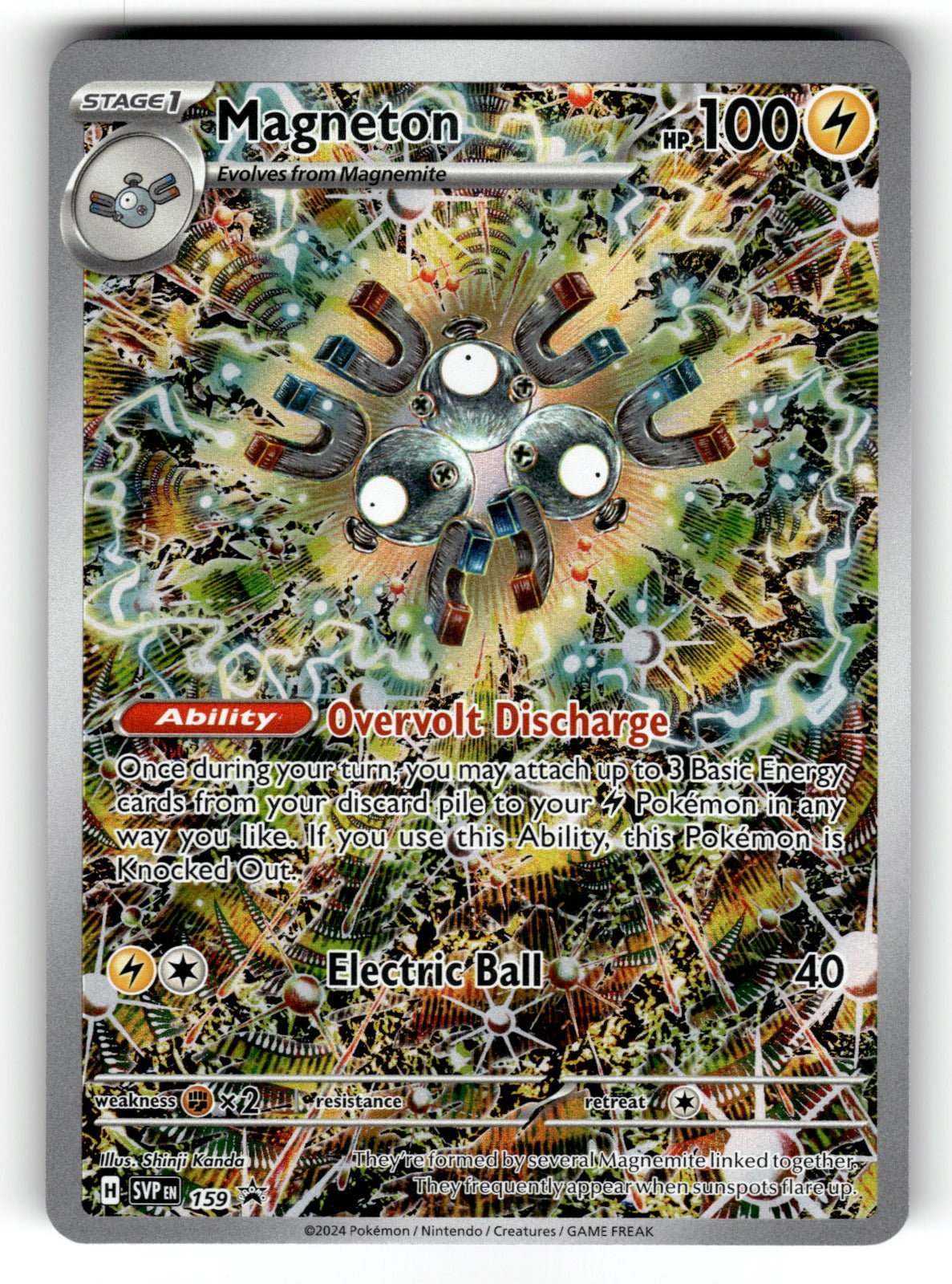 Magneton – 159 SVP: SV: Scarlet & Violet Promo Cards Promo Holo NM