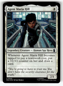 Agent Maria Hill – 2 MSH: Marvel Super Heroes U Foil NM