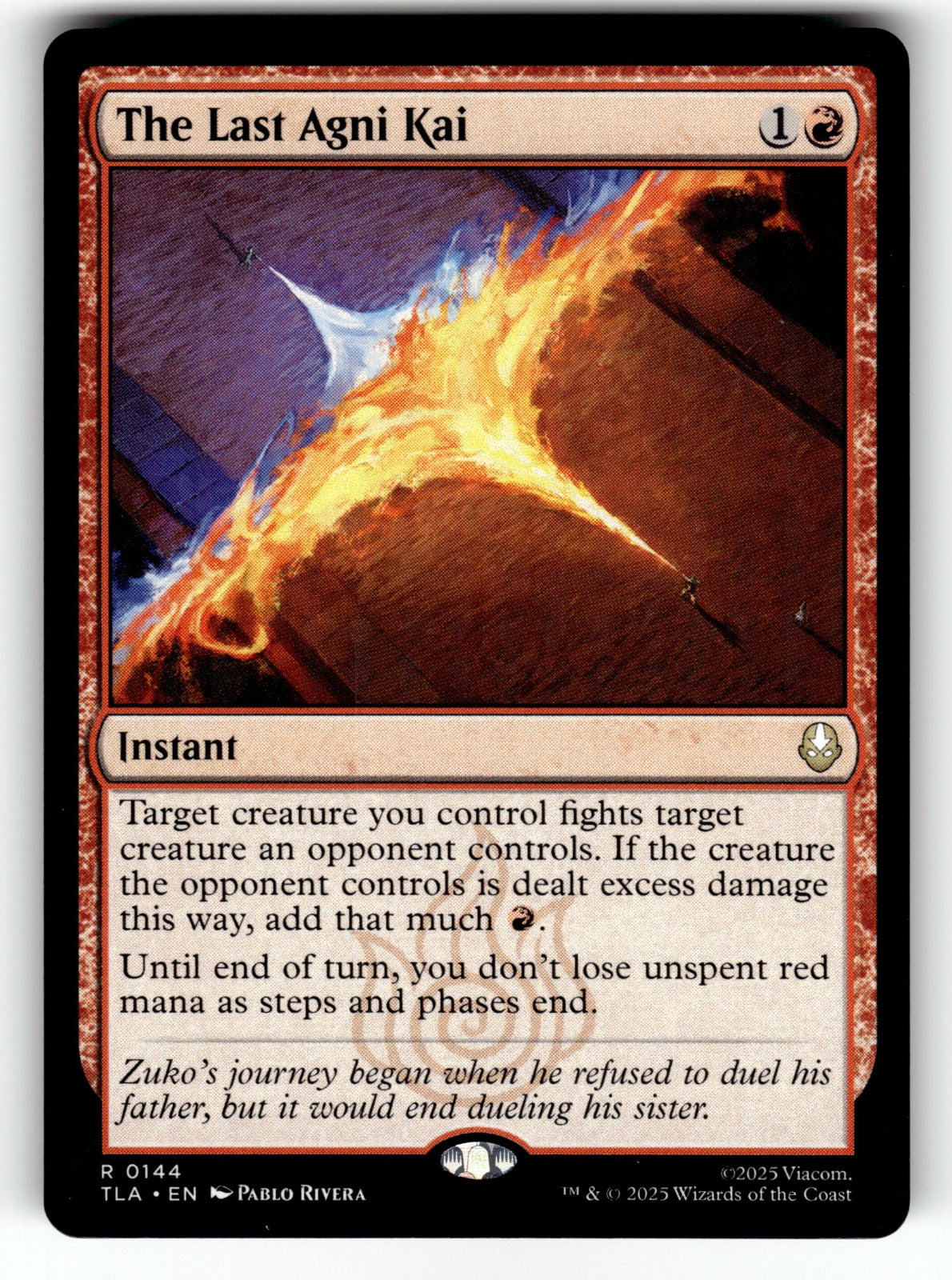 The Last Agni Kai – 144 TLA: Avatar: The Last Airbender R NM