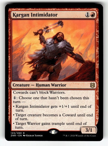 Kargan Intimidator – 145 ZNR: Zendikar Rising R NM