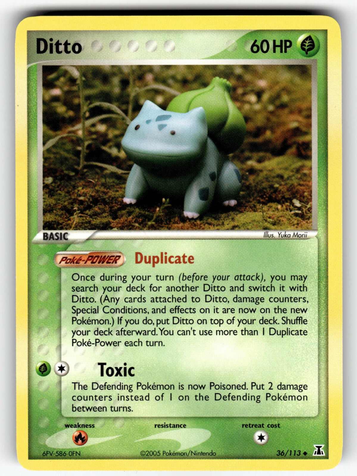 Ditto (Bulbasaur) – 36/113 DS: Delta Species Uncommon LP