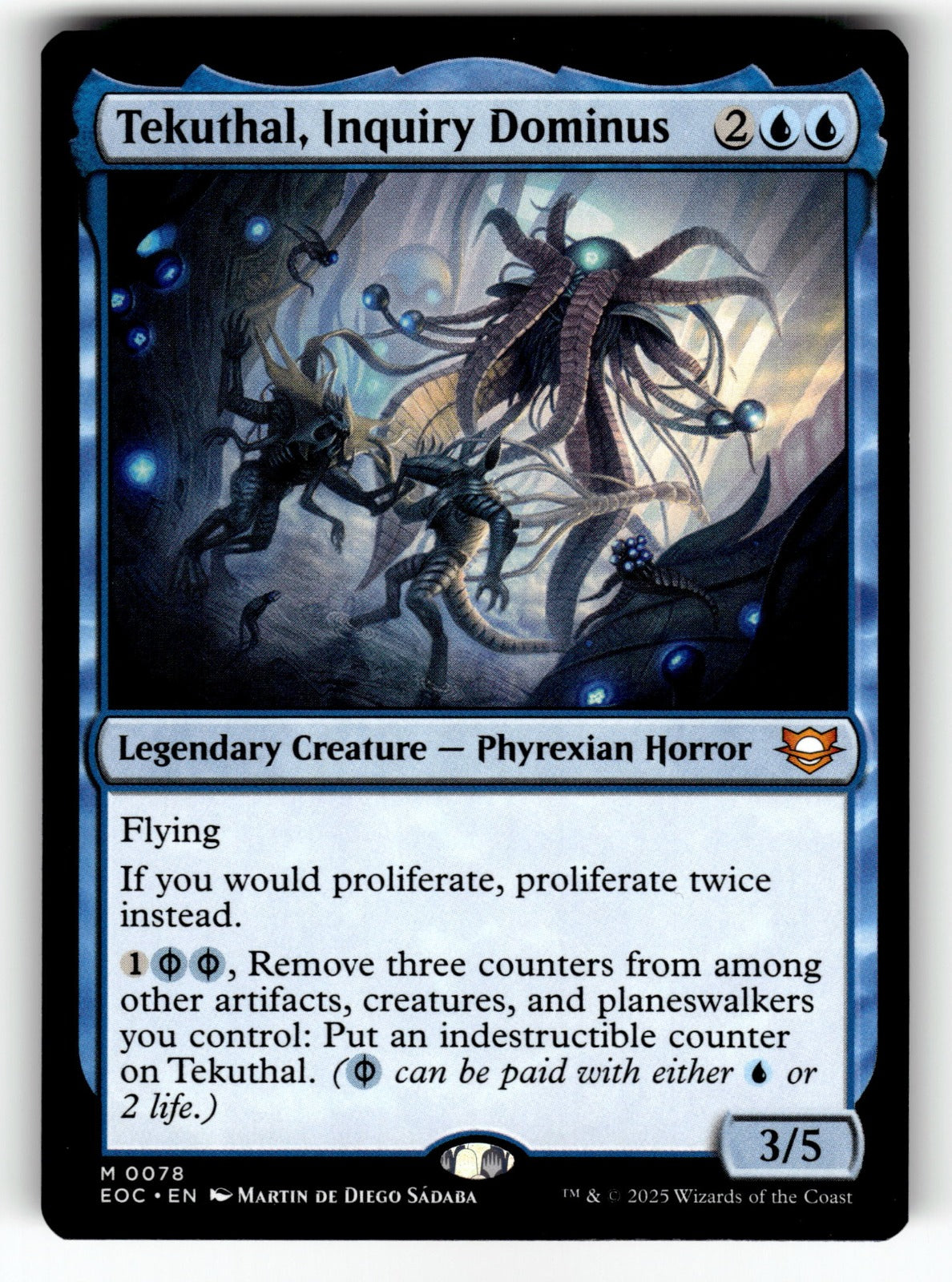Tekuthal, Inquiry Dominus – 78 EOC: Commander: Edge of Eternities M NM