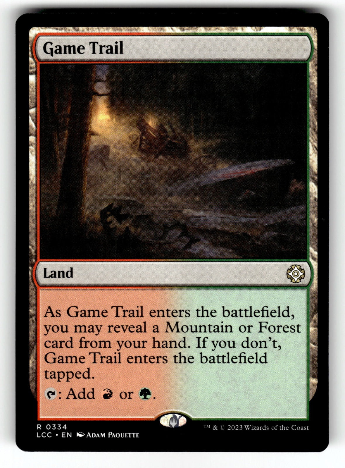 Game Trail – 334 LCC: Commander: The Lost Caverns of Ixalan R NM
