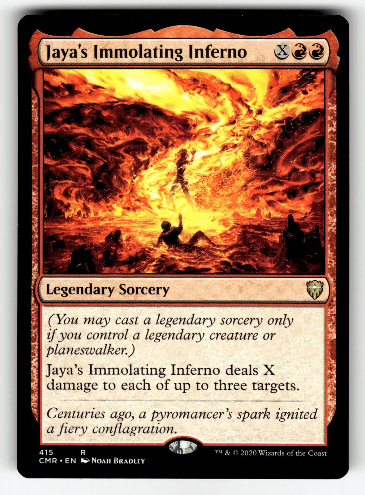 Jaya's Immolating Inferno – 415 CMR: Commander Legends R NM