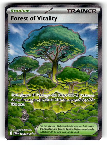 Forest of Vitality – 109/088 POR: ME03: Perfect Order Ultra Rare Holo NM