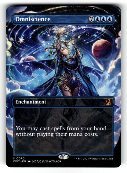 Omniscience (Anime Borderless) – 70 WOT: Wilds of Eldraine: Enchanting Tales M NM