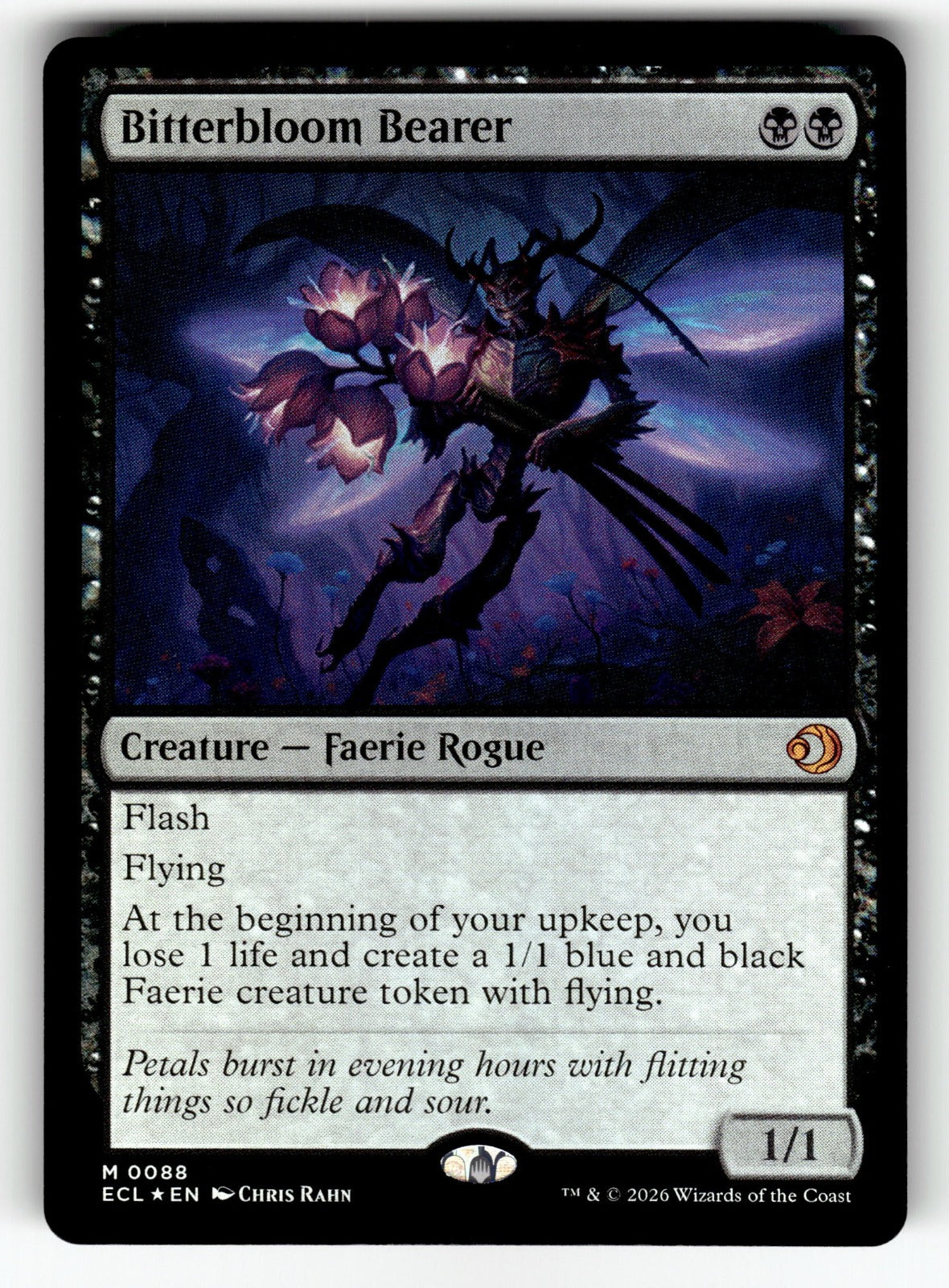 Bitterbloom Bearer – 88 ECL: Lorwyn Eclipsed M Foil NM