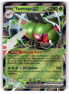 Yanmega ex – 003/182 DRI: SV10: Destined Rivals Double Rare Holo NM