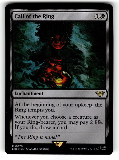 Call of the Ring – 79 LTR: Universes Beyond: The Lord of the Rings: Tales of Middle-earth R Foil NM