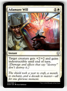 Adamant Will – 2 DOM: Dominaria C LP