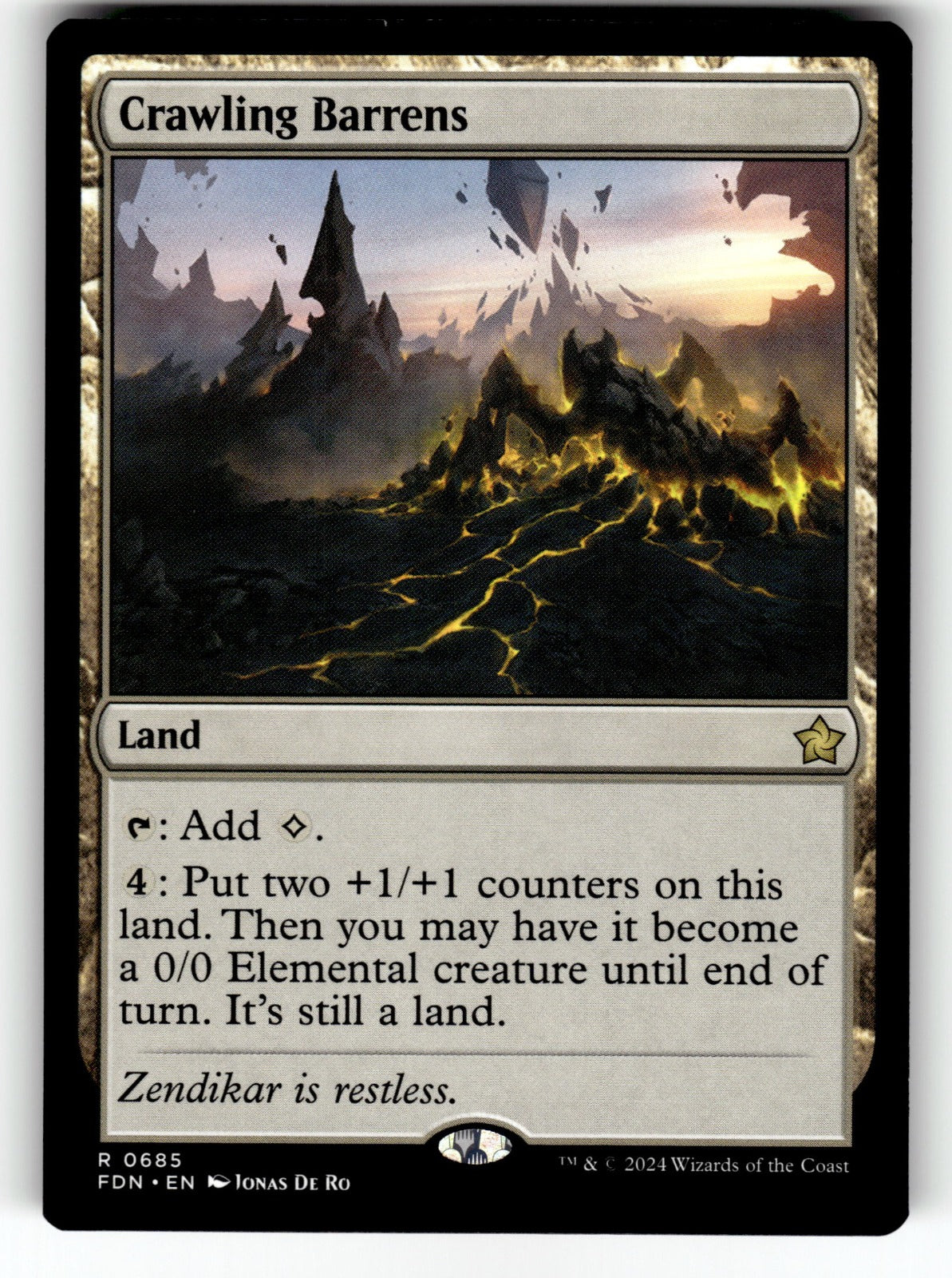 Crawling Barrens – 685 FDN: Foundations R NM