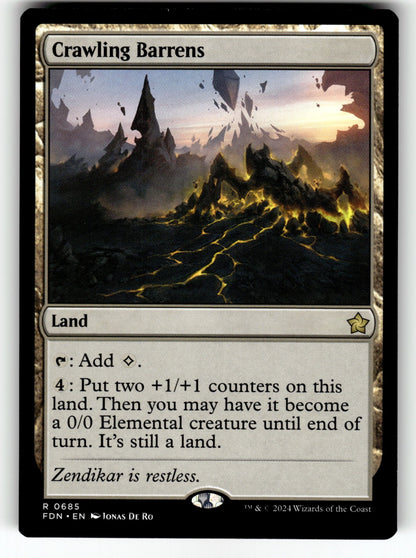Crawling Barrens – 685 FDN: Foundations R NM
