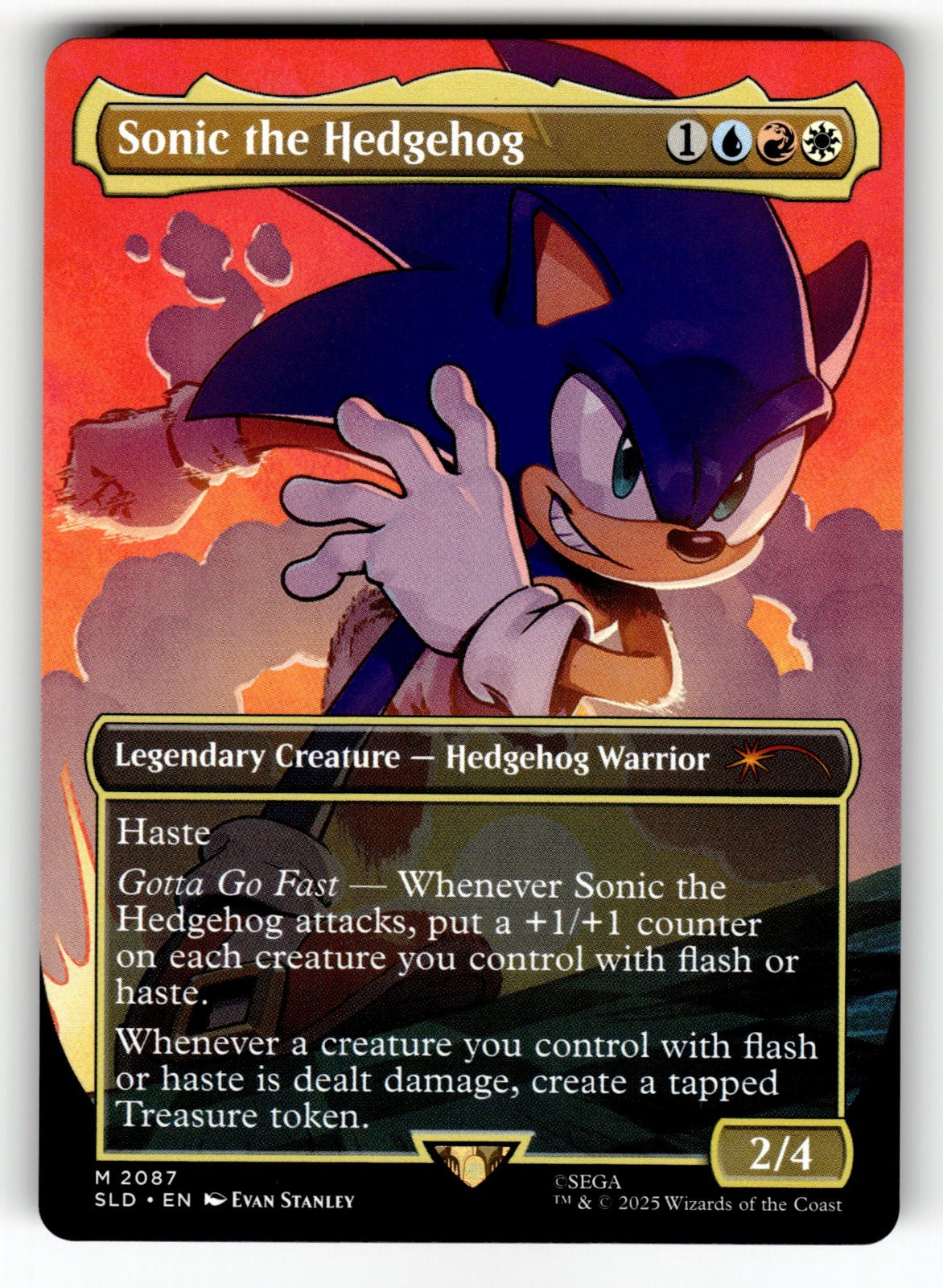 Sonic the Hedgehog – 2087 SLD: Secret Lair Drop Series M NM