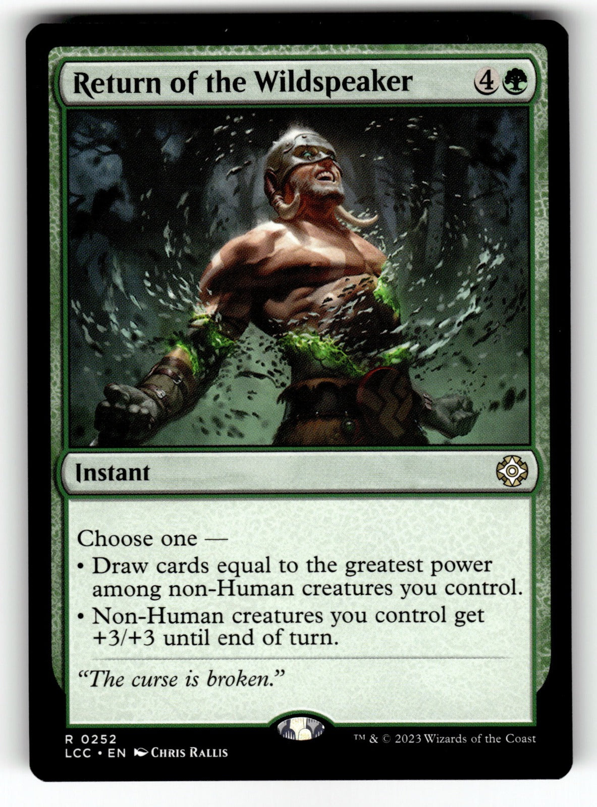 Return of the Wildspeaker – 252 LCC: Commander: The Lost Caverns of Ixalan R NM