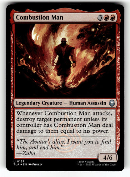 Combustion Man – 127 TLA: Avatar: The Last Airbender U Foil LP