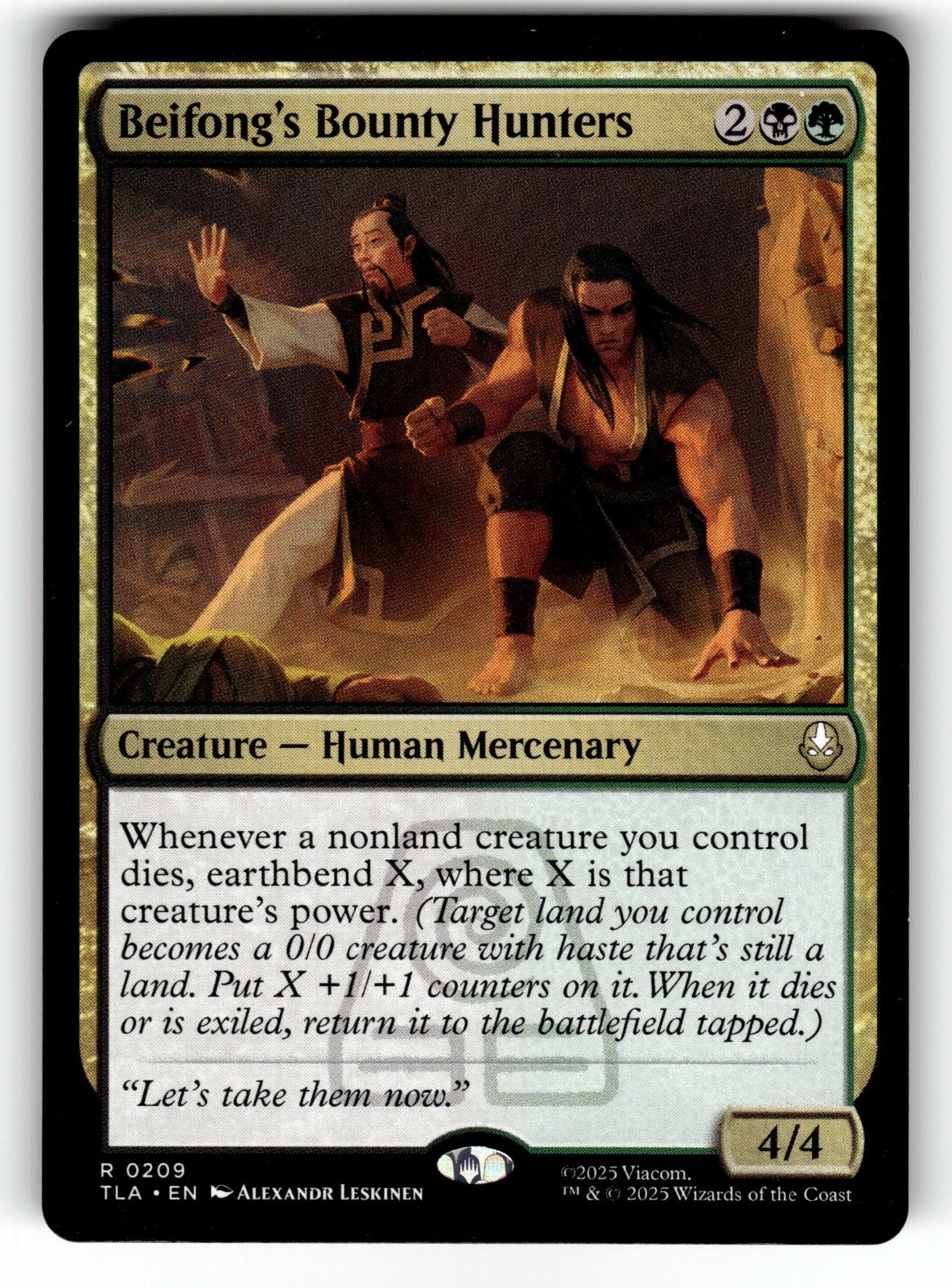 Beifong's Bounty Hunters – 209 TLA: Avatar: The Last Airbender R NM