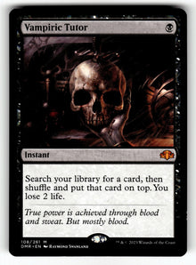 Vampiric Tutor – 108 DMR: Dominaria Remastered M NM